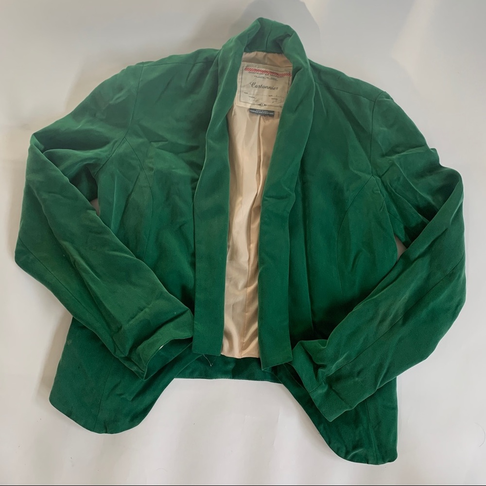 Green blazer